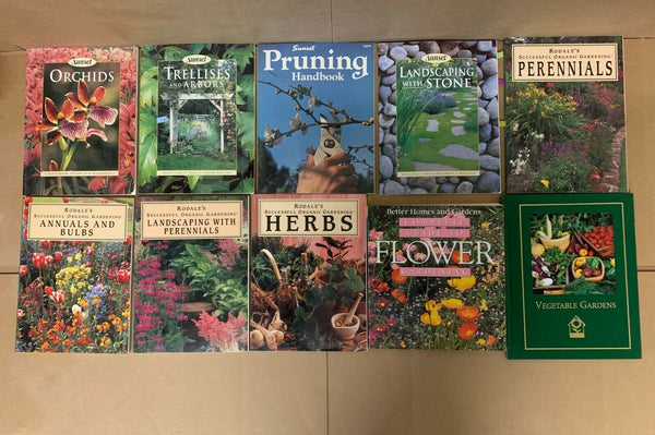Lot of 20 Gardening Landscape Growing Trees Plant Fruit Flower Books RANDOM*MIX