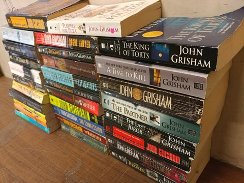 Lot of 10 John Grisham Legal Thriller Mystery ALL Paperback PB Books *RANDOM MIX