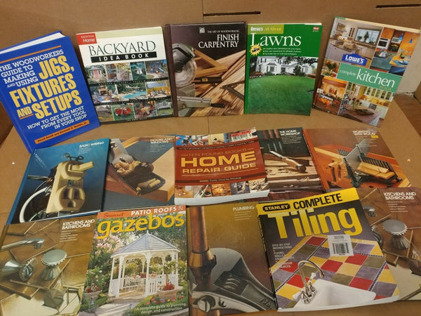 Lot of 20 Do-It-Yourself How-to Remodel Handyman Home Repair Books RANDOM*MIX