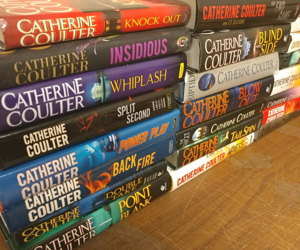 Lot of 10 Catherine Coulter FBI Mystery Thriller MIX Popular Hardcover Books MIX