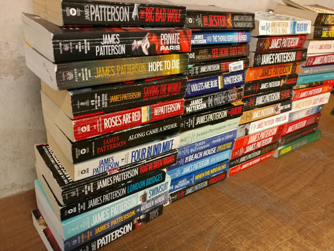 Lot of 10 JAMES PATTERSON Alex Cross Detective UNSORTED Paperback PB Books MIX