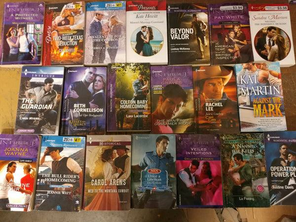 Lot of 20 Harlequin Romance Introgue Suspense Special Intimate Book MIX UNSORTED