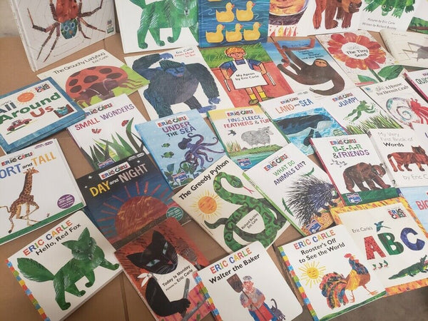 Lot of 10 Eric Carle Picture/Board Books for Children's Kid Toddler *Random Mix*