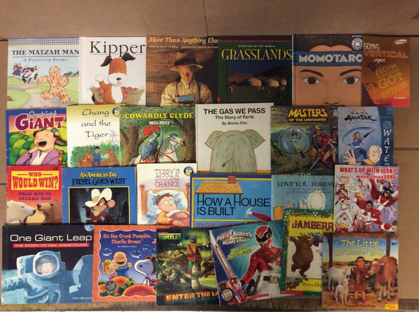 Lot of 20 Kids BOOKS FOR BOYS Learn to Read Picture Children Library RANDOM MIX