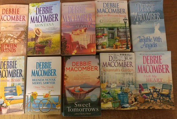 Lot of 10 Debbie Macomber Series Cedar Cove Etc Romance Set UNSORTED PB Book MIX