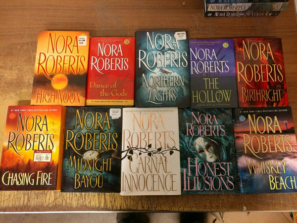 Lot of 10 Nora Roberts Irish MacGregor Romance Set HARDCOVER UNSORTED Books MIX