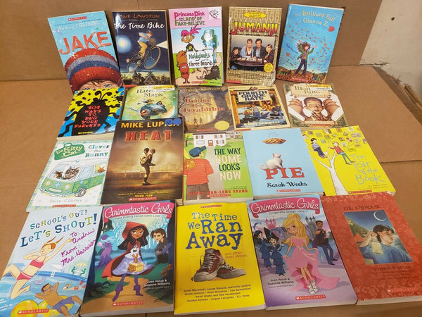 Lot of 20 Chapter ALL SCHOLASTIC Children Young YOUTH RANDOM UNSORTED BOOKS MIX