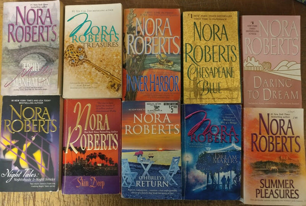 Lot of 10 Nora Roberts Irish MacGregor Romance Set PAPERBACK *RANDOM* Books MIX
