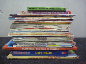 Lot of 10 Clifford Scholastic Red Dog Bridwell Children Kids Books MIX UNSORTED