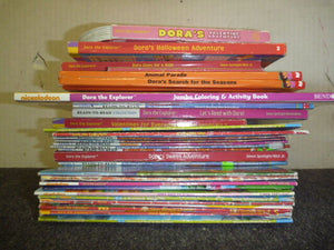 Lot of 10 Dora The Explorer Go Diego Go English Language Kids Books MIX UNSORTED