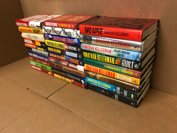 Lot of 10 JONATHAN KELLERMAN ALEX DELAWARE THRILLER Hardcover HB HCDJ Books MIX