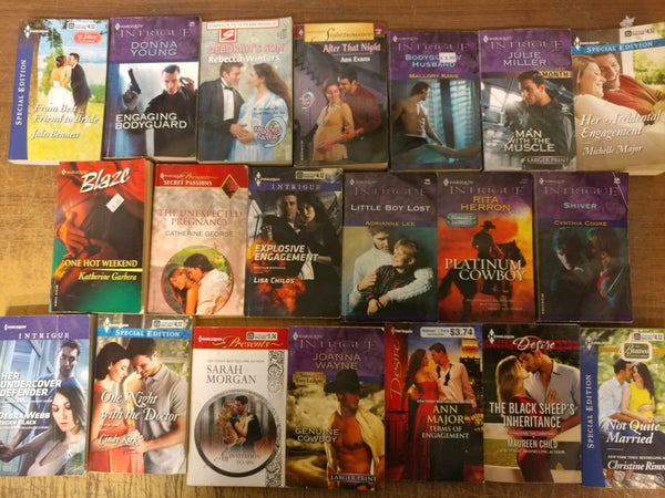Lot of 20 Harlequin Romance Introgue Suspense Special Intimate Book MIX UNSORTED