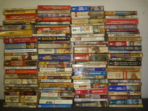 Lot of 20 Zane Grey Louis L'amour Western Paperback Fiction Books MIX UNSORTED